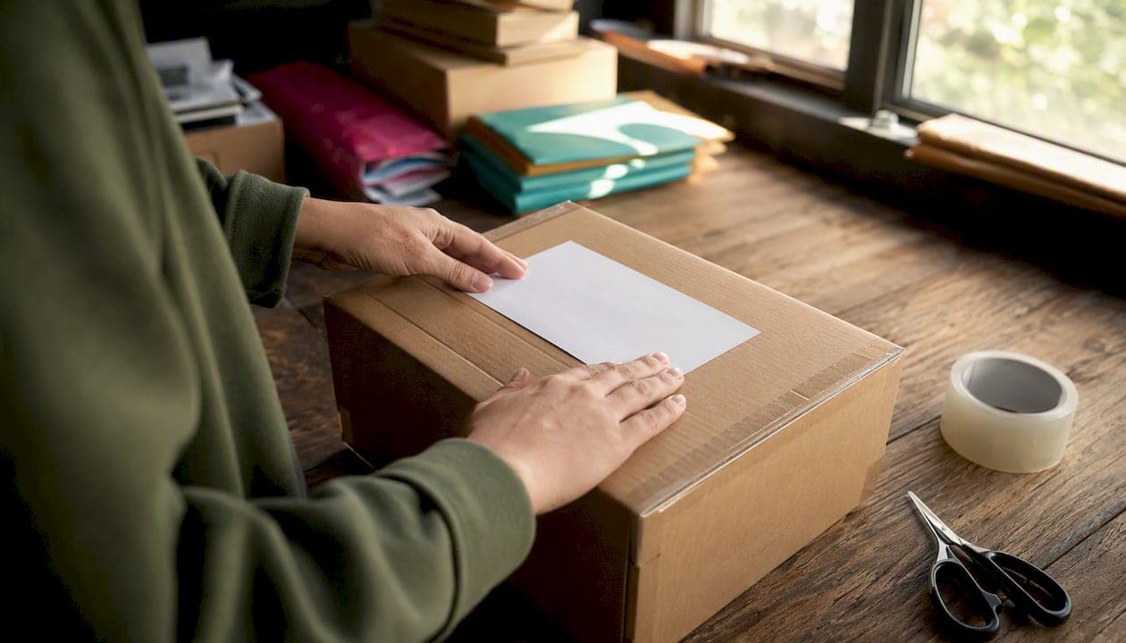 How to Attach a Shipping Label So It Scans and Arrives