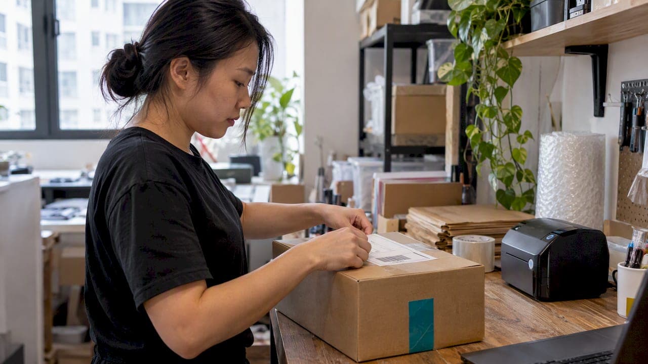Create a Shipping Label Online in Minutes to Clear Customs for Sellers